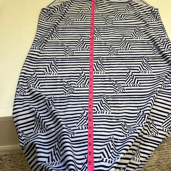 Kaeli Smith Navy and White Striped Swim Coverup - Picture 9 of 9